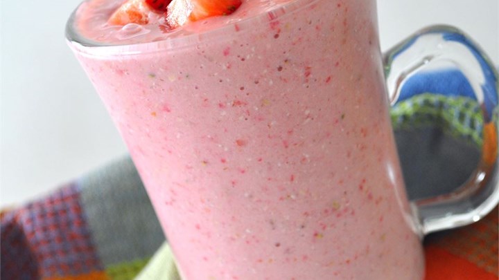 Strawberry Oats Smoothie