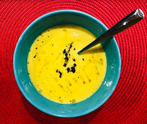 Get over the mid-winter hump with some creamy corn soup